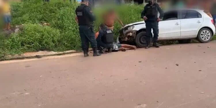 Colisão entre carro e moto deixa uma pessoa ferida em Itaituba no PA