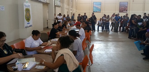 Mais de mil atendimentos no primeiro dia da Ação de Cidadania em Marabá