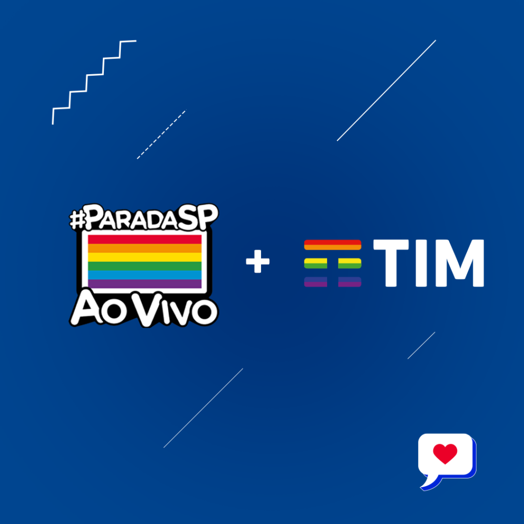 TIM patrocina primeira parada LGBT virtual