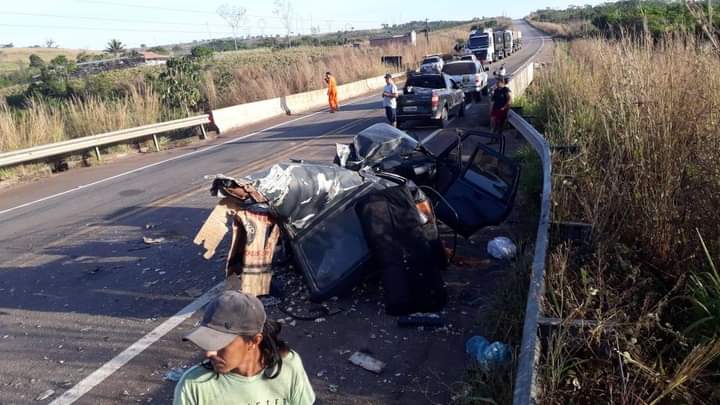Acidente na Rodovia PA-150 destrói veículo de passeio e mata agricultor