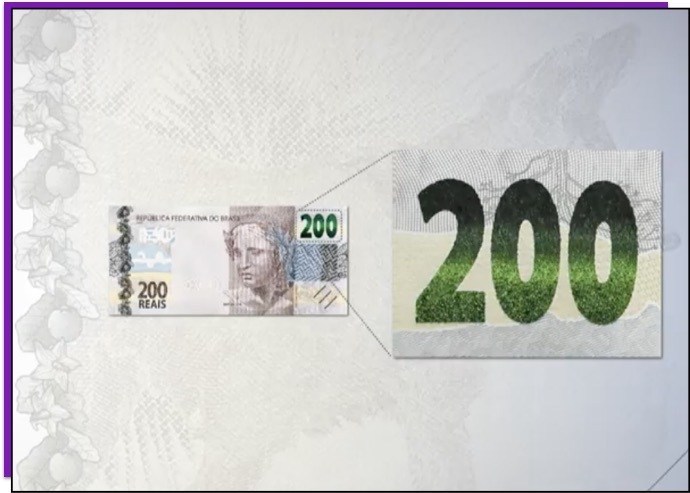 Veja a nova nota de R$200 e aprenda a identificar uma cédula falsa