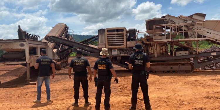 Dono e funcionários na área de mineração são presos, no Pará