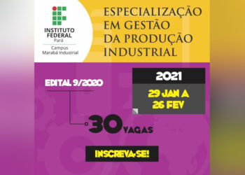 IFPA: 30 vagas disponíveis para o curso de Especialização