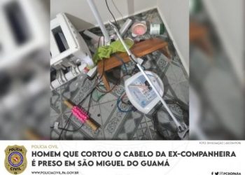 Homem que cortou o cabelo da ex-companheira é preso