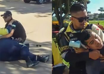 VÍDEO: Motociclista é preso após atropelar agente de trânsito em blitz