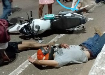 Em acidente motociclista colide com duas crianças e uma morre na hora