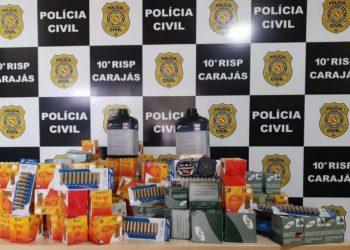 Polícia apreende 11 mil munições irregulares na Transamazônica