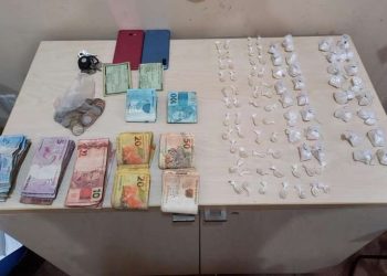 Casal é preso com mais de R$ 6 mil e 84 papelotes de cocaína em Santarém