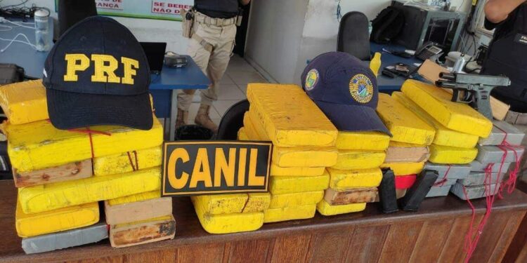 PRF apreende cerca de 43 quilos de cocaína em Santa Izabel do Pará