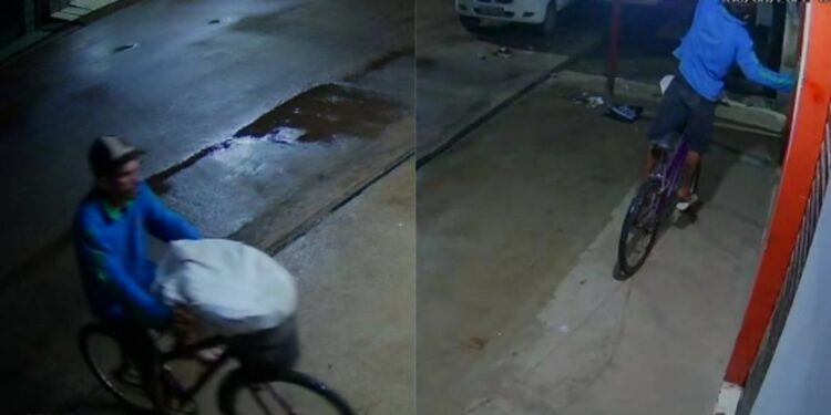 Homem é flagrado furtando lâmpada em Itaituba, no PA