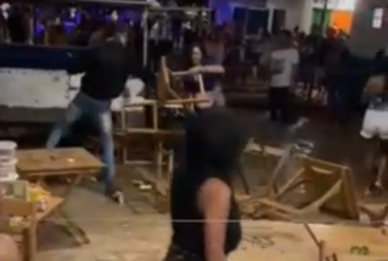 Em Dom Eliseu, festa termina em pancadaria com mesas, cadeiras e garrafas arremessada entre mulheres