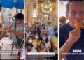 Em Belém, Dória visita Basílica e come unha no Combu, veja!