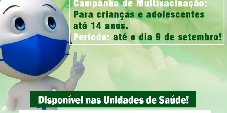 Secretaria de Saúde divulga calendário vacinal contra poliomielite e multivacinação em Itaituba 