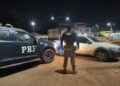 Carro roubado é recuperado pela PRF em abordagem na BR 163