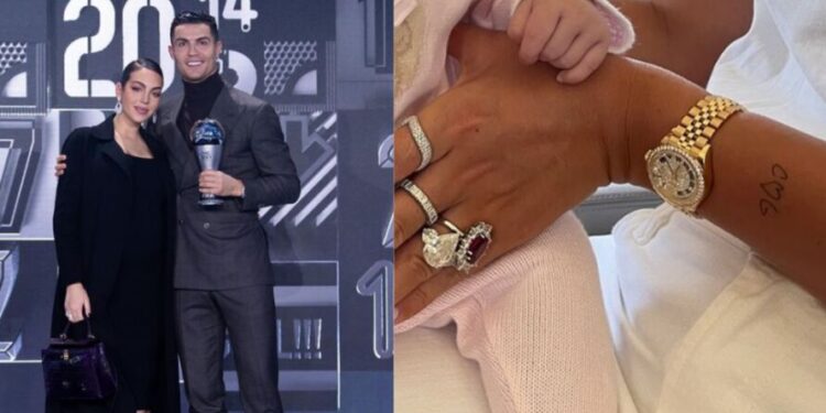 Esposa de CR7 faz tatuagem no braço para homenagear o marido
