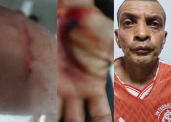 Valentão é preso ao tentar matar mulher com golpes de