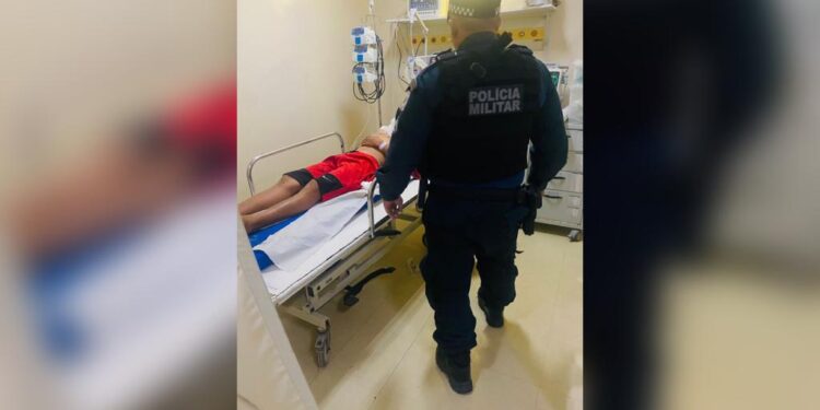 Jovem de 16 anos é encaminhado ao HGT após ser baleado em Tailândia