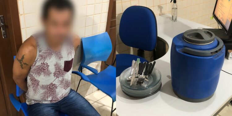 Homem é preso por receptação no bairro bela vista em Itaituba, no PA