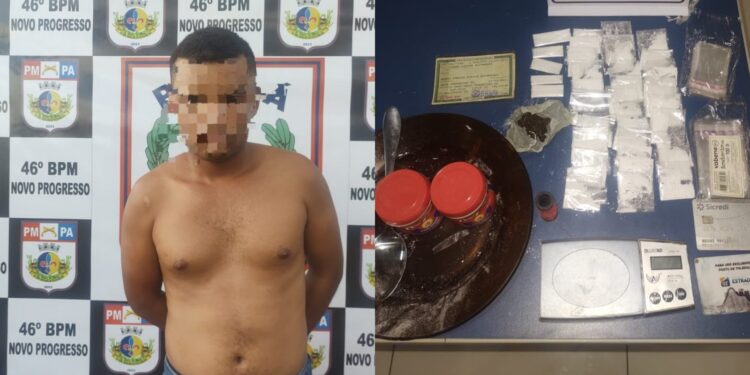 Operação policial resulta em duas prisões por tráfico de drogas em Novo Progresso, Pará
