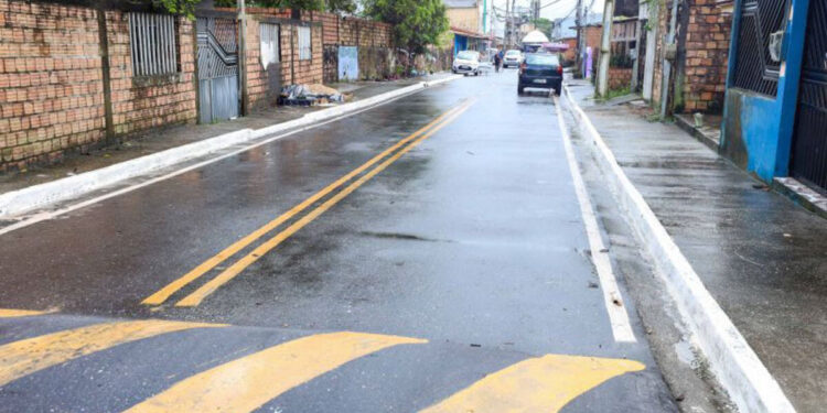 Governo do Pará entrega ruas asfaltadas no Sideral