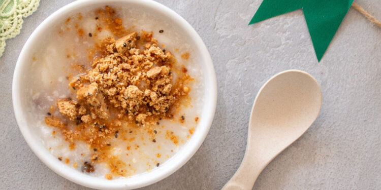 Festas juninas: veja receita de canjica saudável com paçoca Festas juninas: veja receita de canjica saudável com paçoca