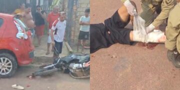 Vídeo: Acidente de Motocicleta em Itaituba Deixa Jovem Ferido