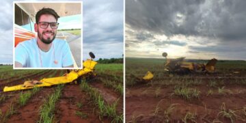 Piloto morre após bater avião contra rede de alta tensão em Goiás, dizem bombeiros