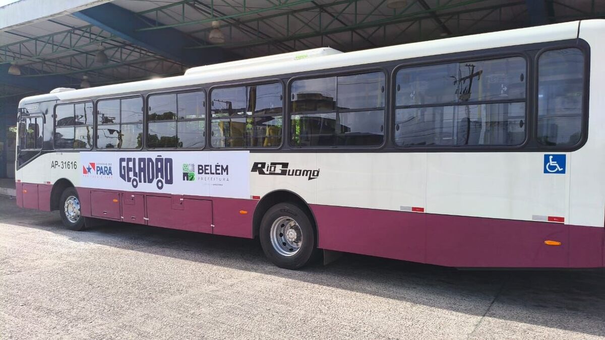 ‘Geladão’ começa a circular em Belém com gratuidade aos domingos