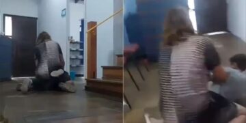 Professora senta em aluno autista para conter crise durante aula