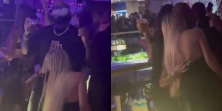 Andressa Urach é flagrada aos beijos com Nego Di e esposa